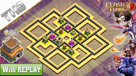 coc map th8 base.